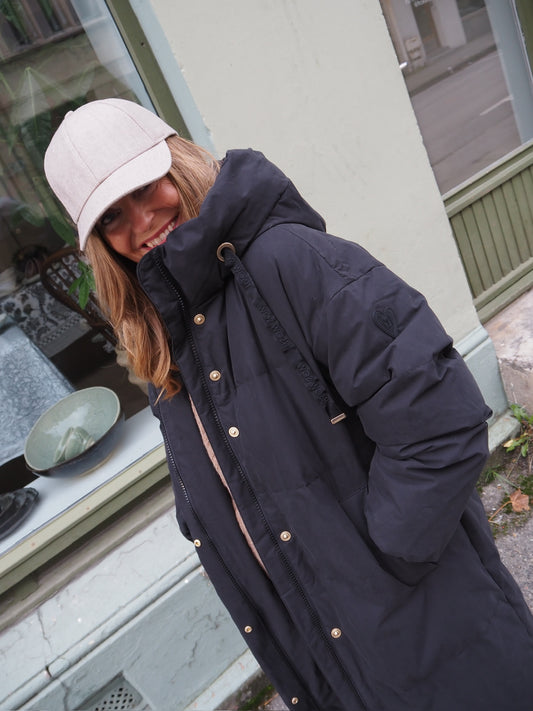 Cayo long quilt down jacket