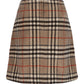 Adam check skirt