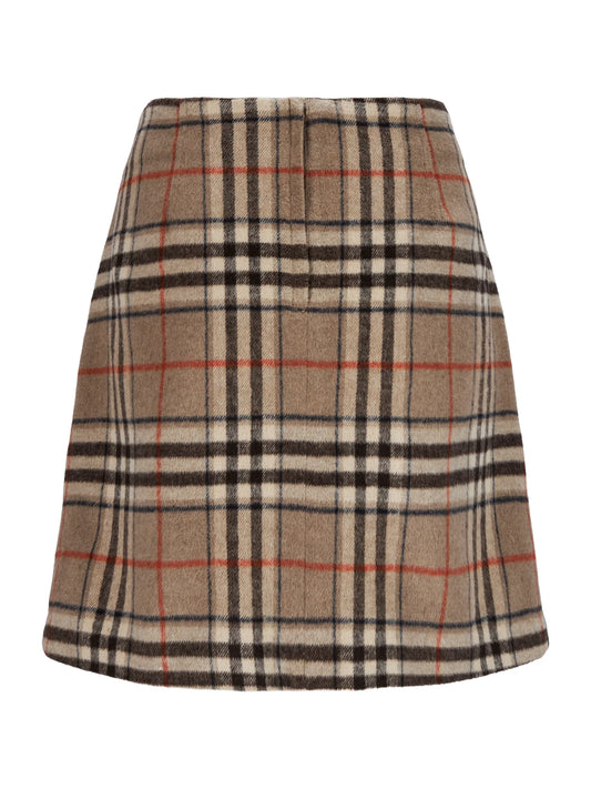 Adam check skirt